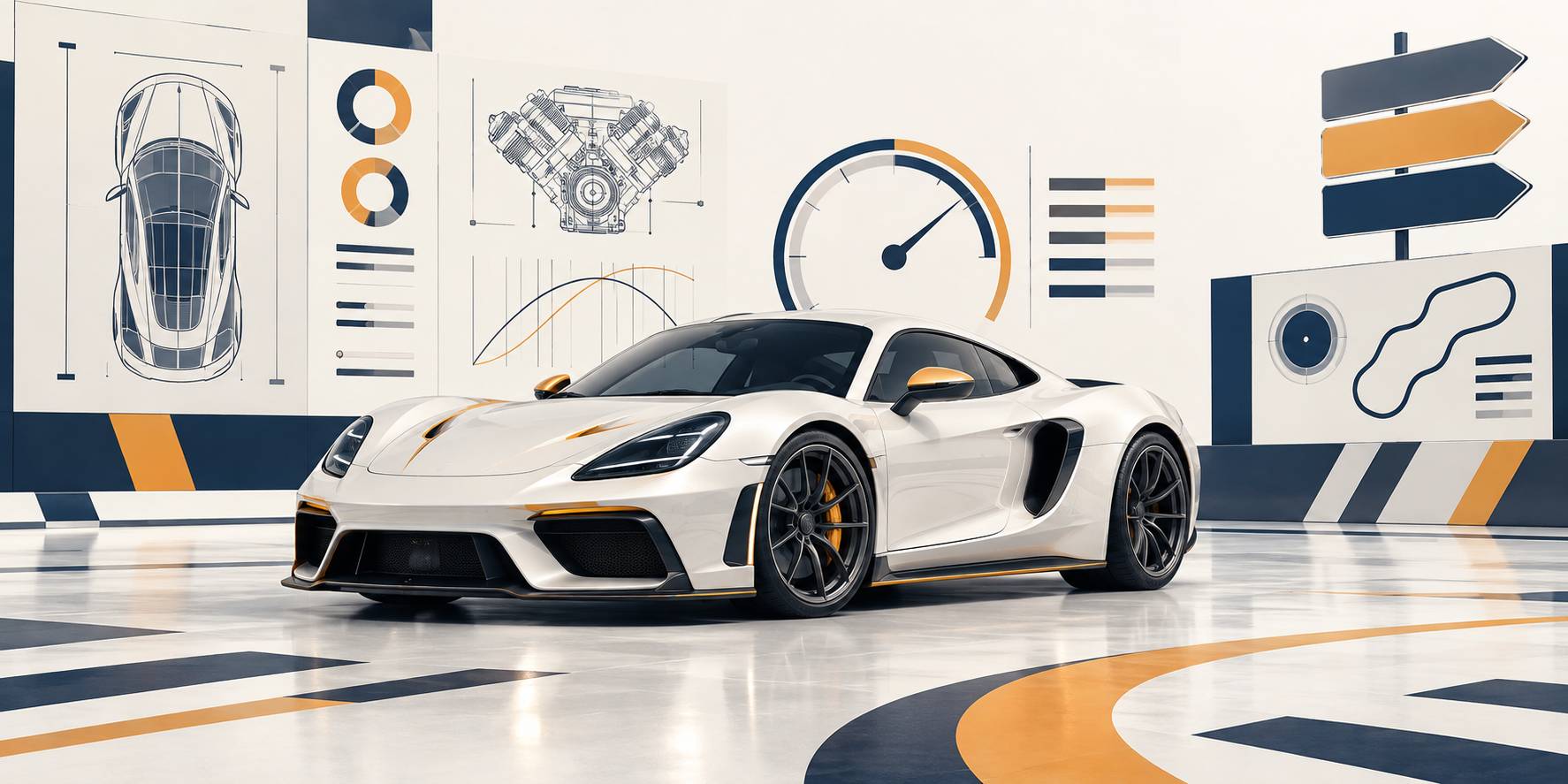 Illustration éditoriale du sujet : Ferrari 488 Pista : fiche technique, poids et production