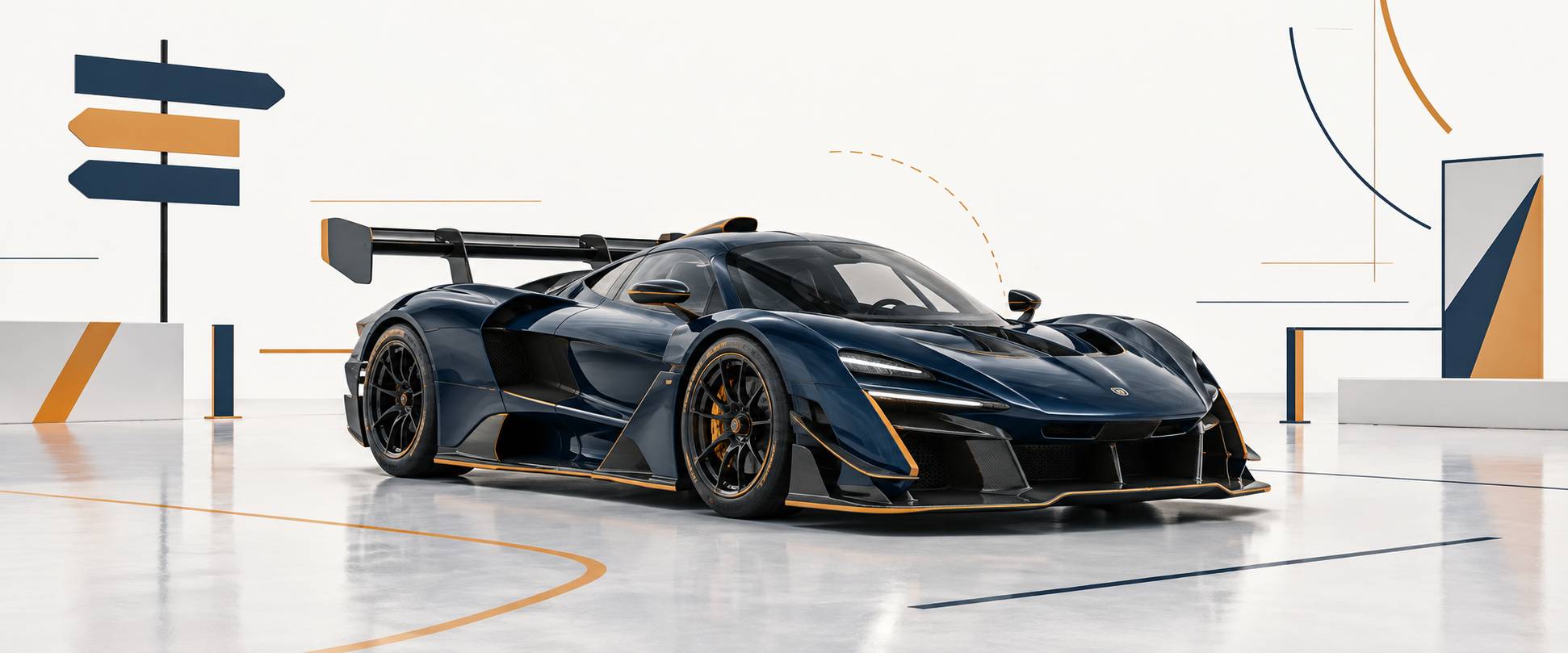 Illustration éditoriale du sujet : McLaren Senna : aérodynamique, poids et production limitée