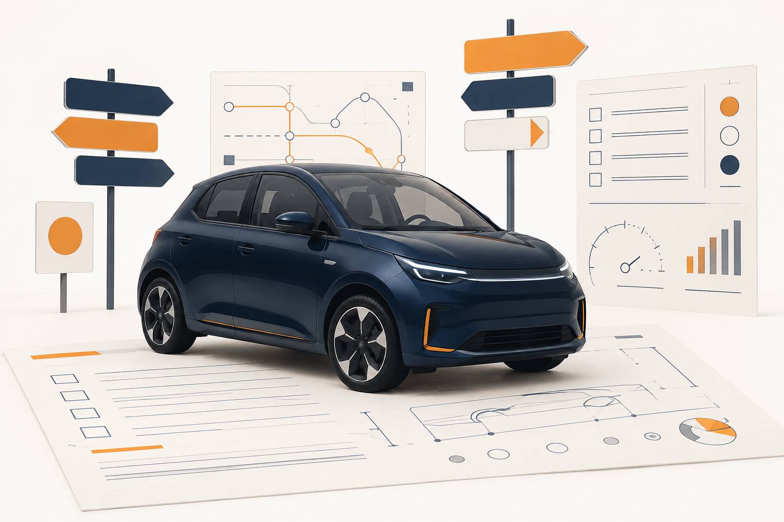 Illustration éditoriale du sujet : Volkswagen ID. Polo : autonomie, gabarit et positionnement